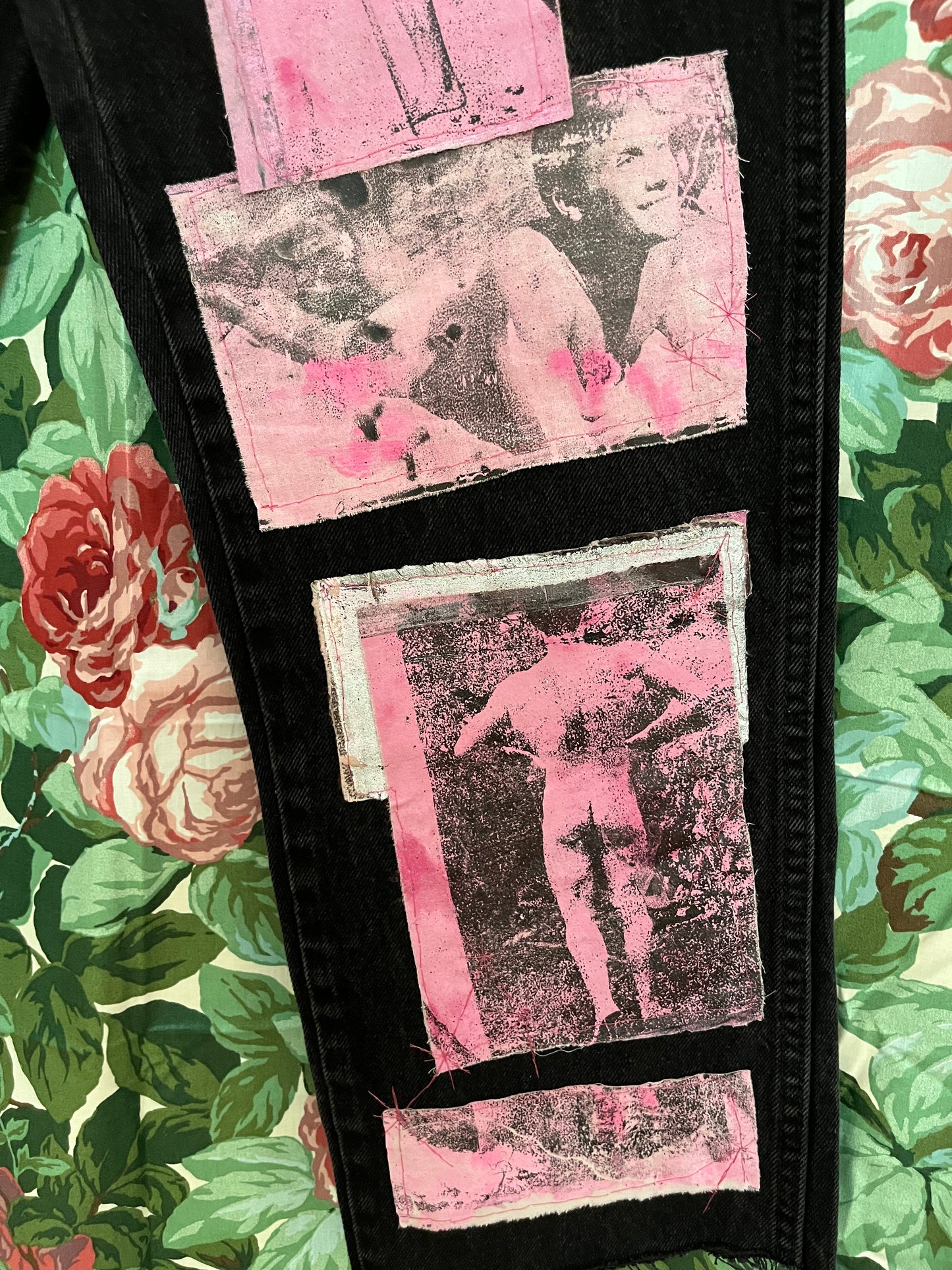 cropped patchwork rustlers