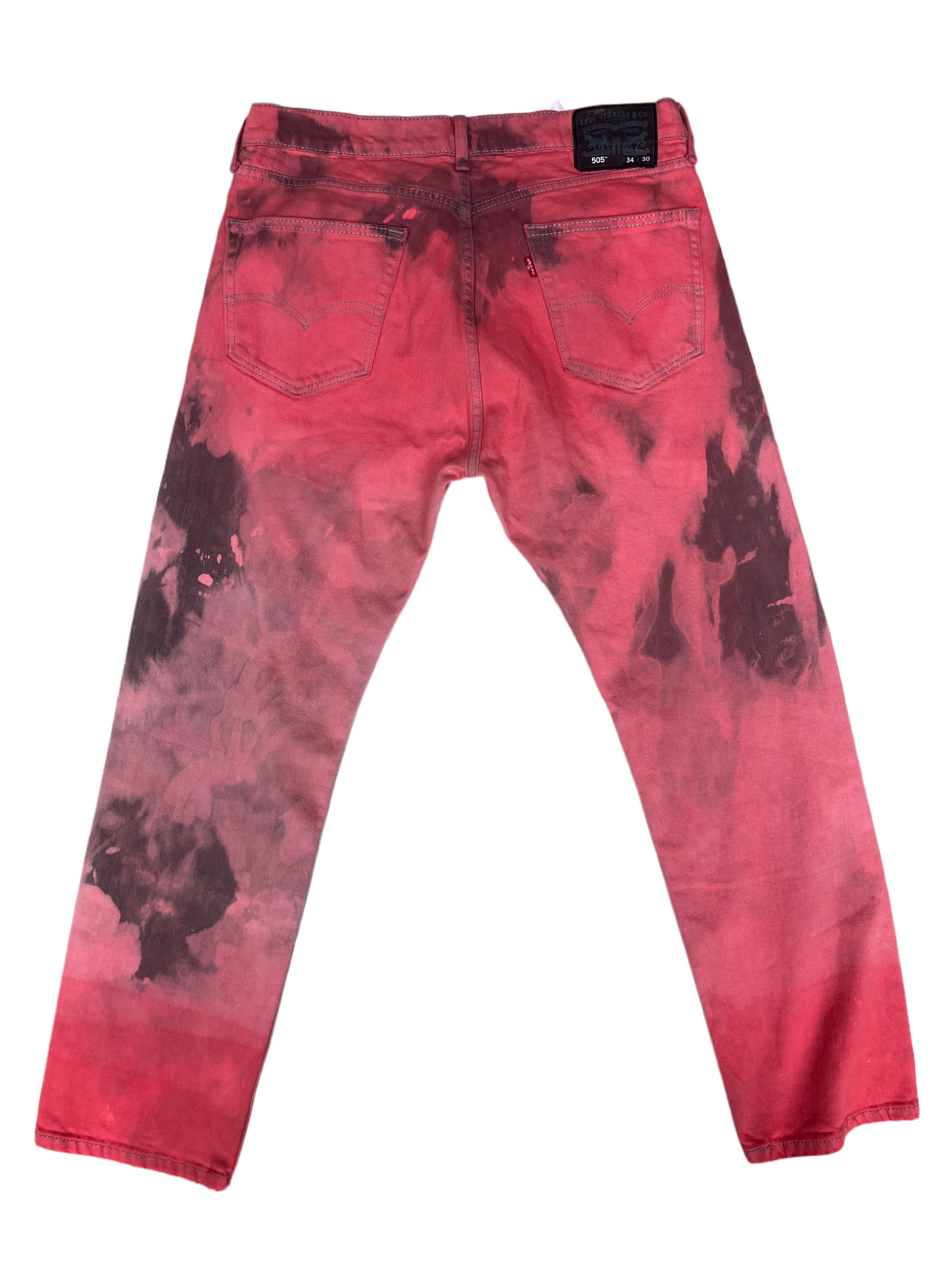pink jeans