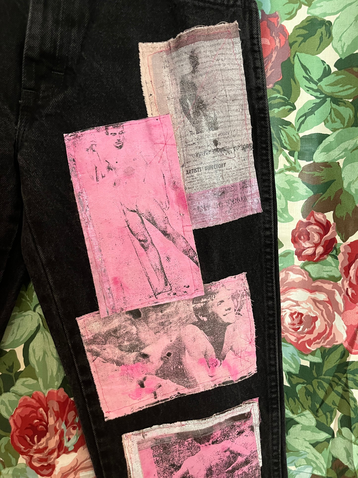 cropped patchwork rustlers