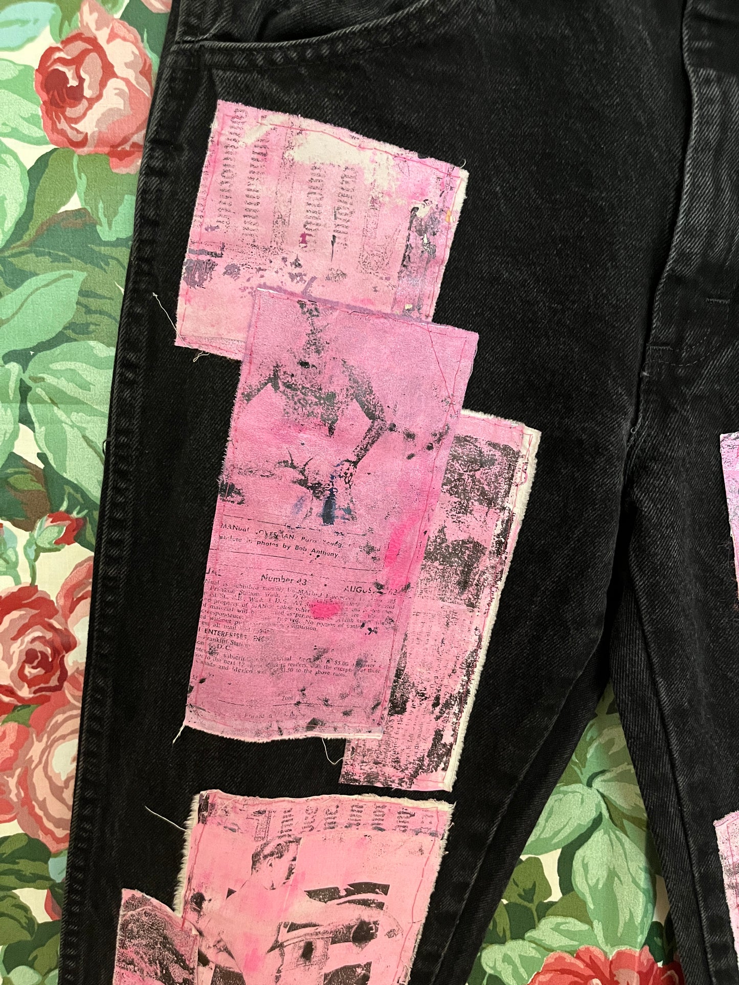 cropped patchwork rustlers
